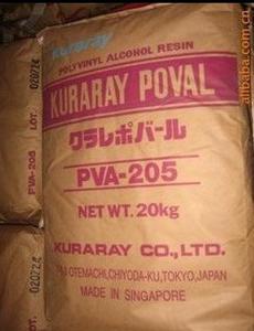 PVA日本可乐丽Kuraray PVA 105	 薄膜; 纺织应用; 建筑材料; 涂层应用; 粘合剂; 粘合剂; 纸张涂料